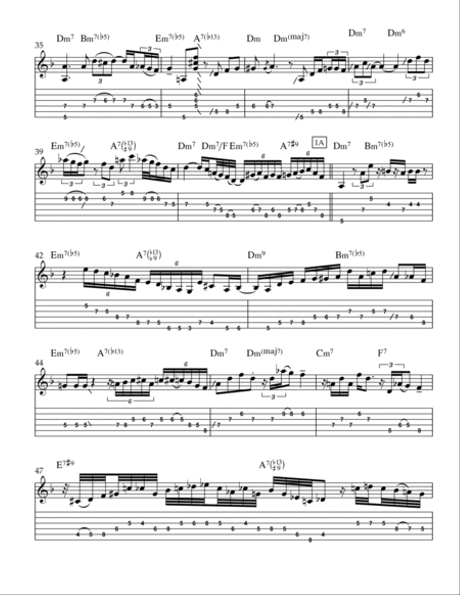 Heartstrings Electric Guitar scores gallery preview page 3
