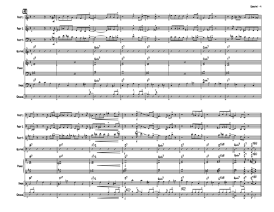 Jazz Combo Flex Pack Jazz Ensemble scores gallery preview page 4