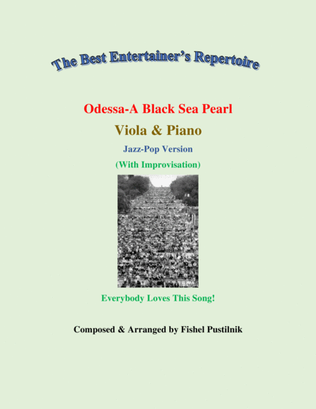 "Odessa-A Black Sea Pearl"-Piano Background for Viola and Piano-Video