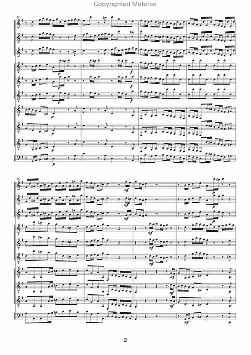 3. Brandenburger Konzert BWV 1048 fur Zupforchester