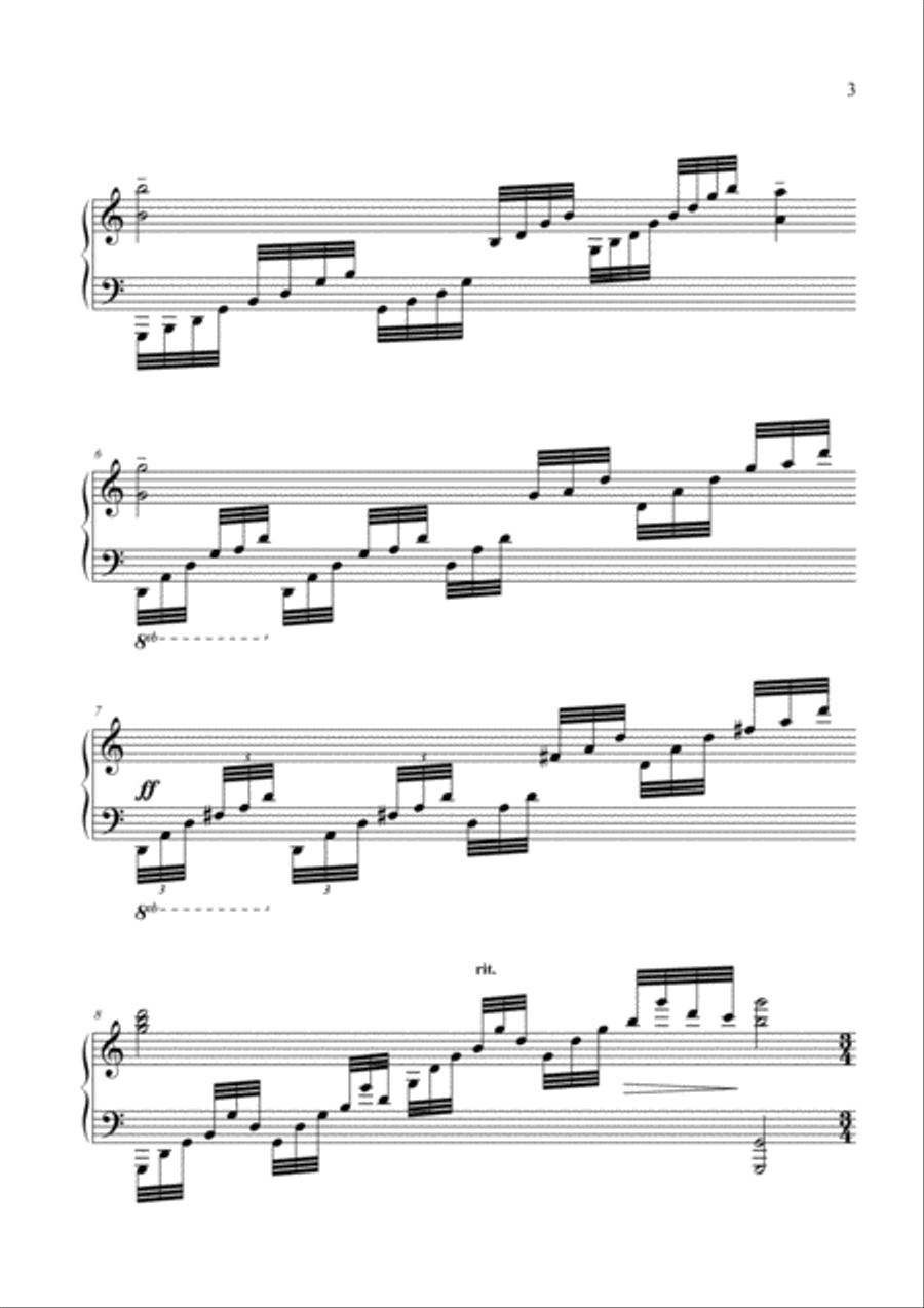 Grand Piano: A Pot-Pourri of Seven early-advanced Piano Pieces Piano Solo scores gallery preview page 6