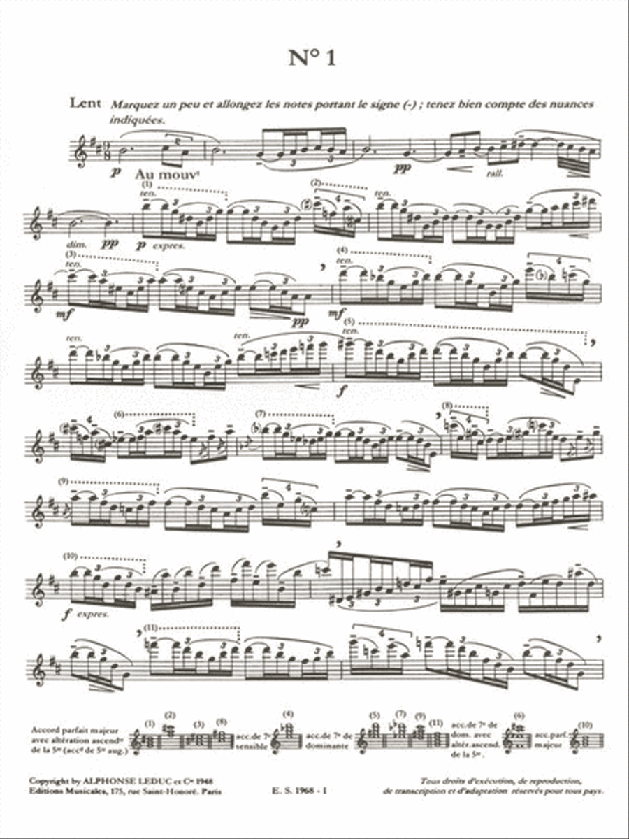 Etudes Modernes Pour Flute Flute Solo scores gallery preview page 2