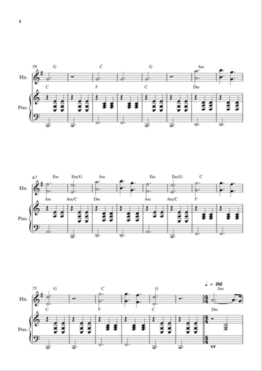 La Valse D'amelie Horn scores gallery preview page 4