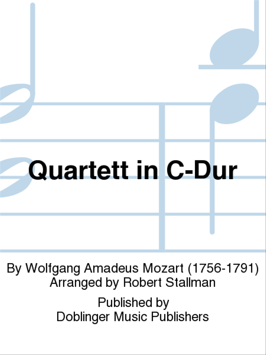 Quartett in C-Dur Flute scores gallery preview page 1