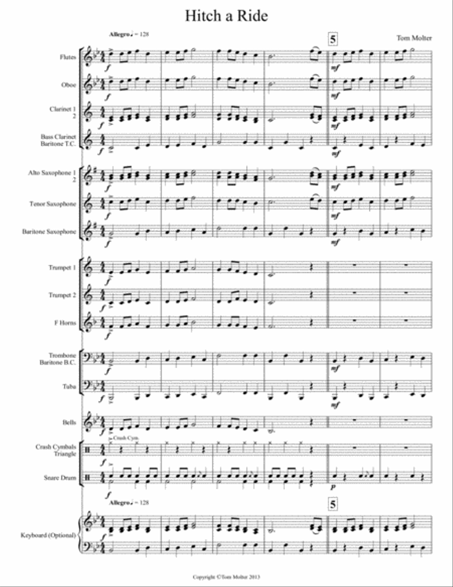 Cruisin Susan Concert Band scores gallery preview page 2