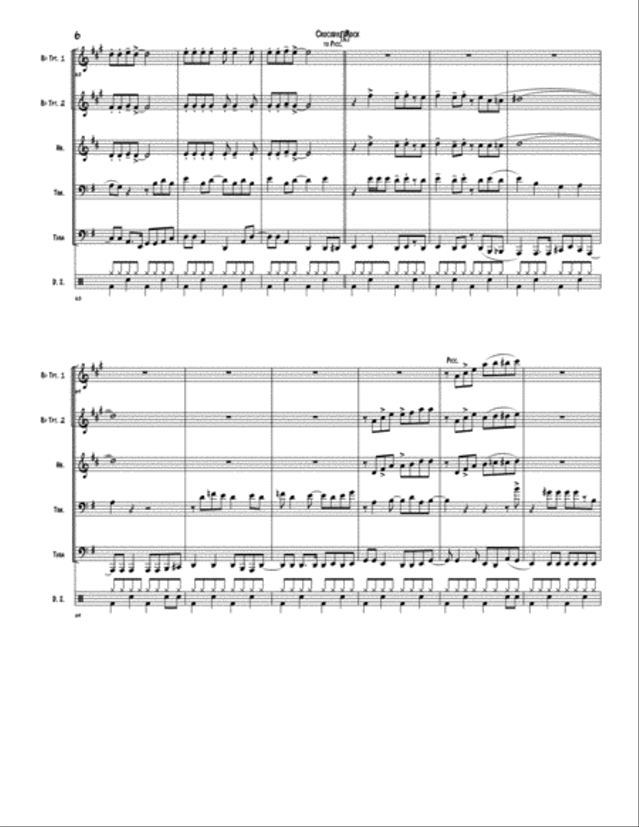 Crocodile Rock Brass Ensemble scores gallery preview page 6