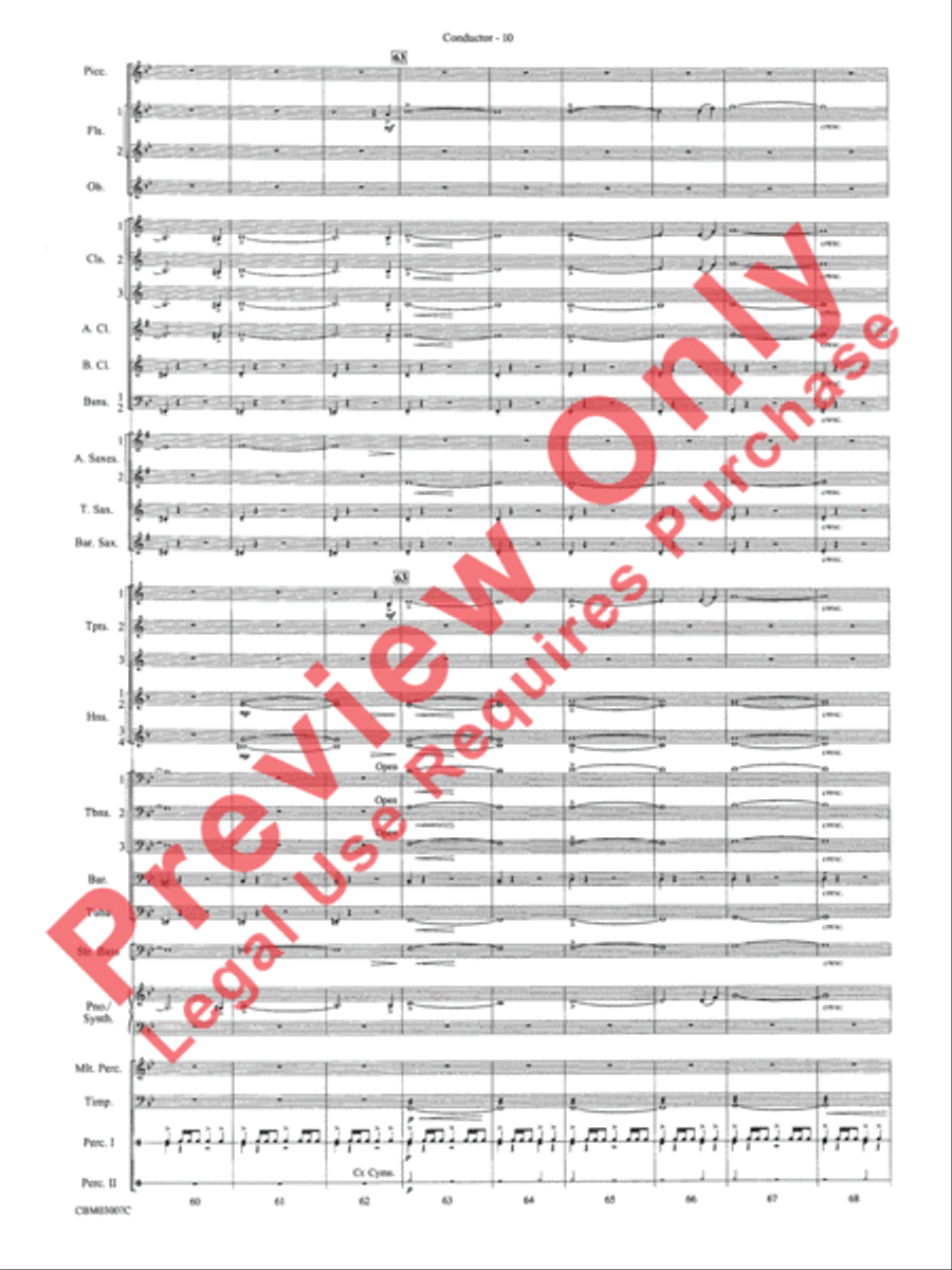 The Lord of the Rings: The Two Towers, Symphonic Suite from Concert Band scores gallery preview page 13