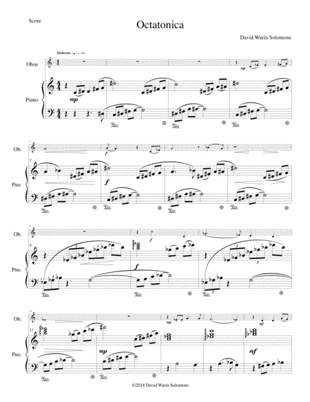 Octatonica for oboe and piano image number null