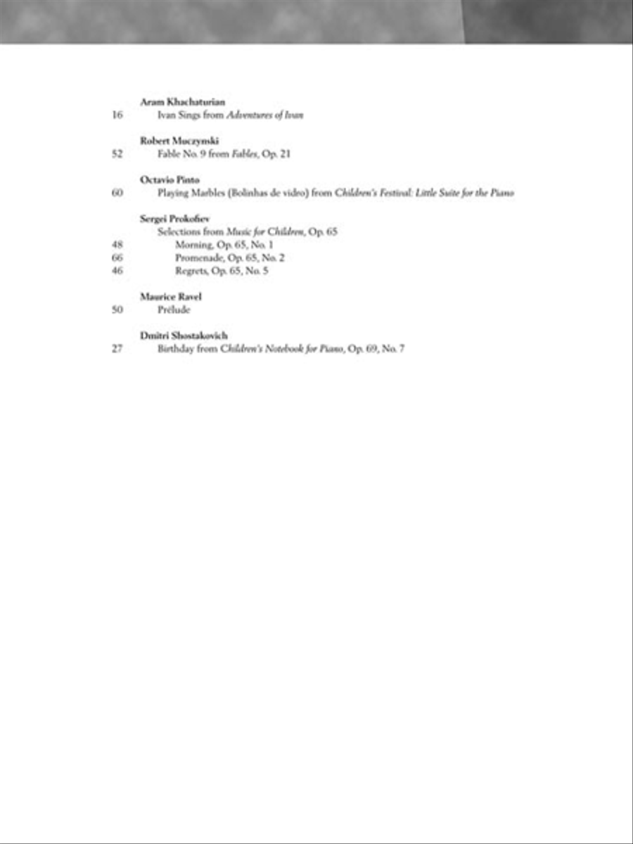 The 20th Century – Intermediate Level Piano Solo scores gallery preview page 5