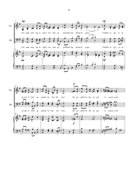 The Book of Mormon - SATB choir with piano accompaniment image number null