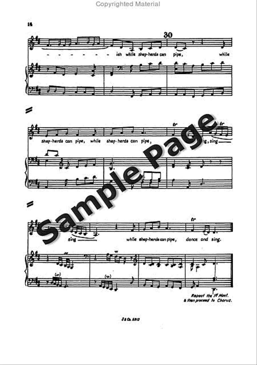 Blow Marriage Ode Full Score Mixed Choir scores gallery preview page 17