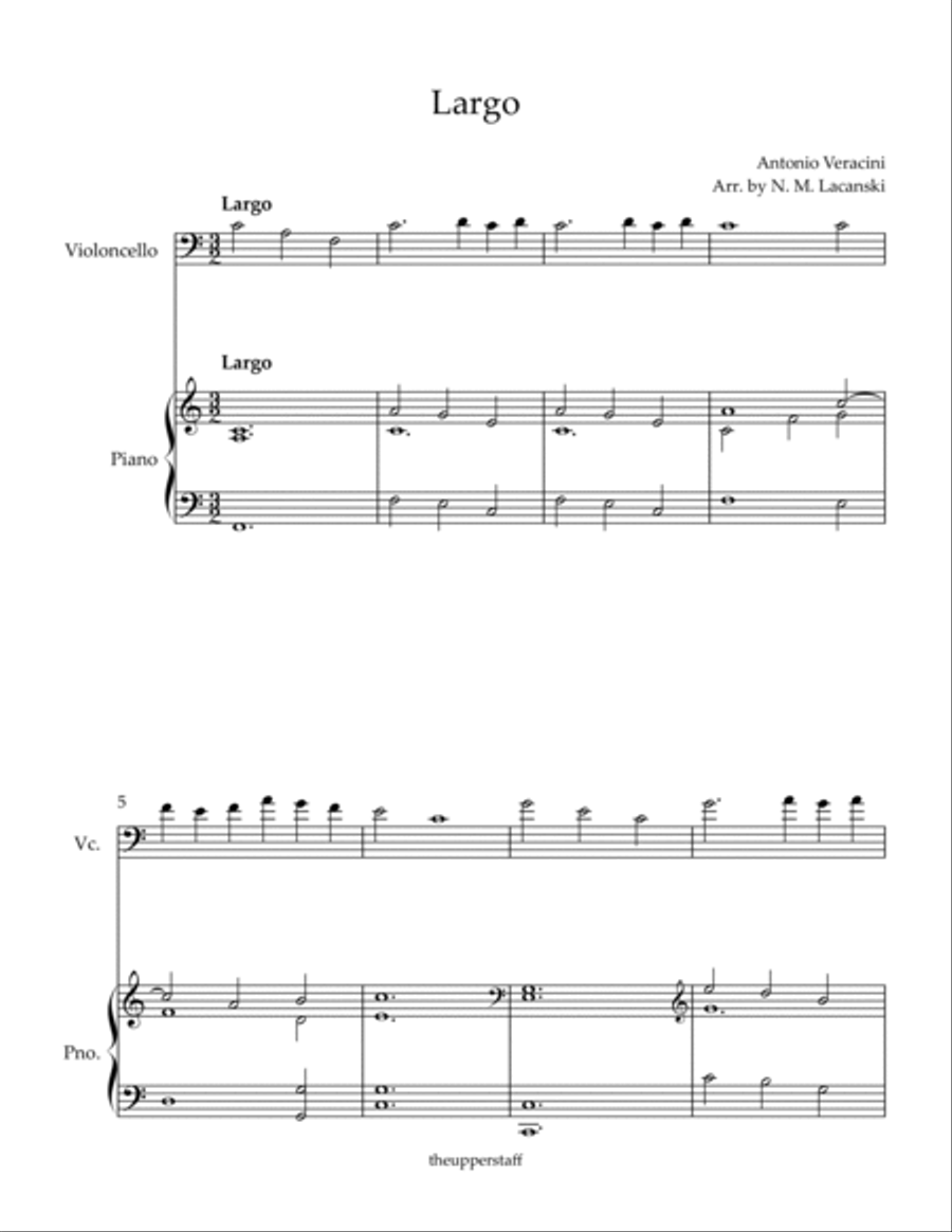Largo Piano scores gallery preview page 2