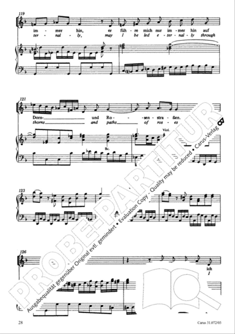 All cantate be by God's commandment (Alles nur nach Gottes Willen) 4-Part scores gallery preview page 29