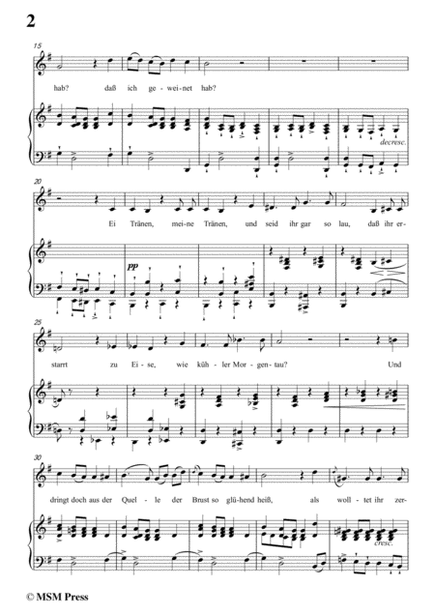 Schubert-Gefrorne Tränen,from 'Winterreise',Op.89(D.911) No.3,in e minor,for Voice&Piano image number null