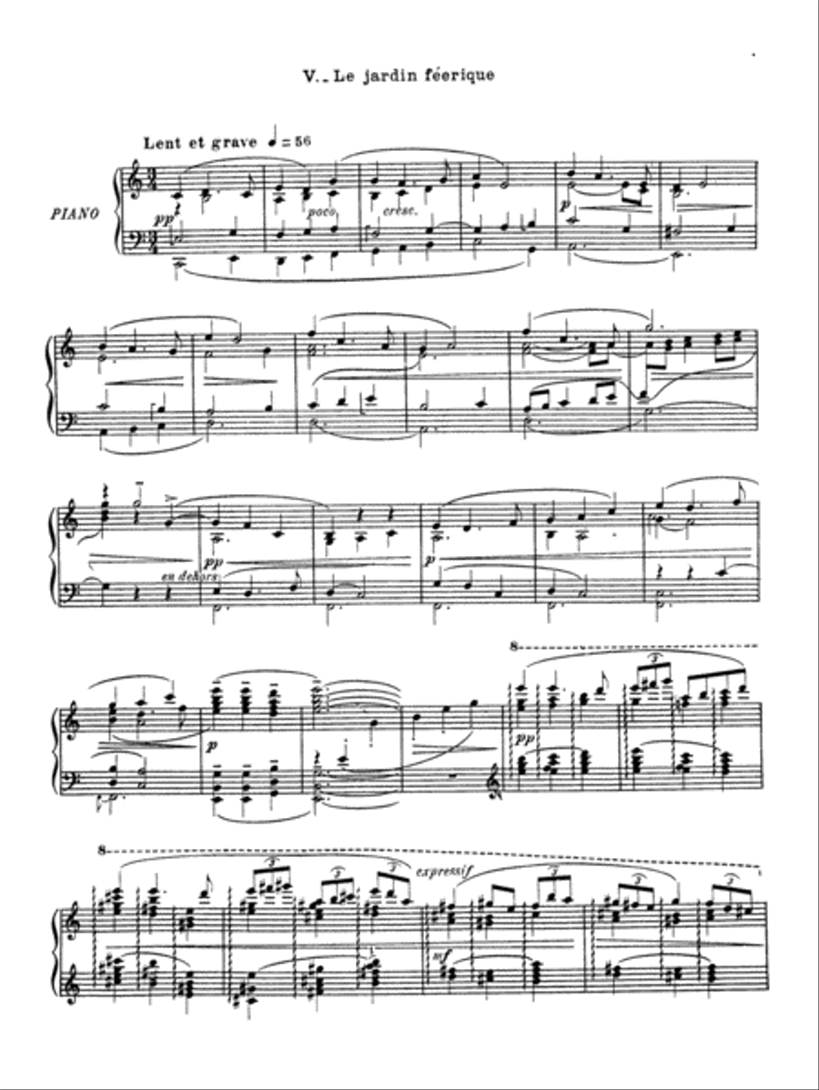 Ravel: Ma Mère l'oye (Mother Goose Suite) Piano Solo scores gallery preview page 1