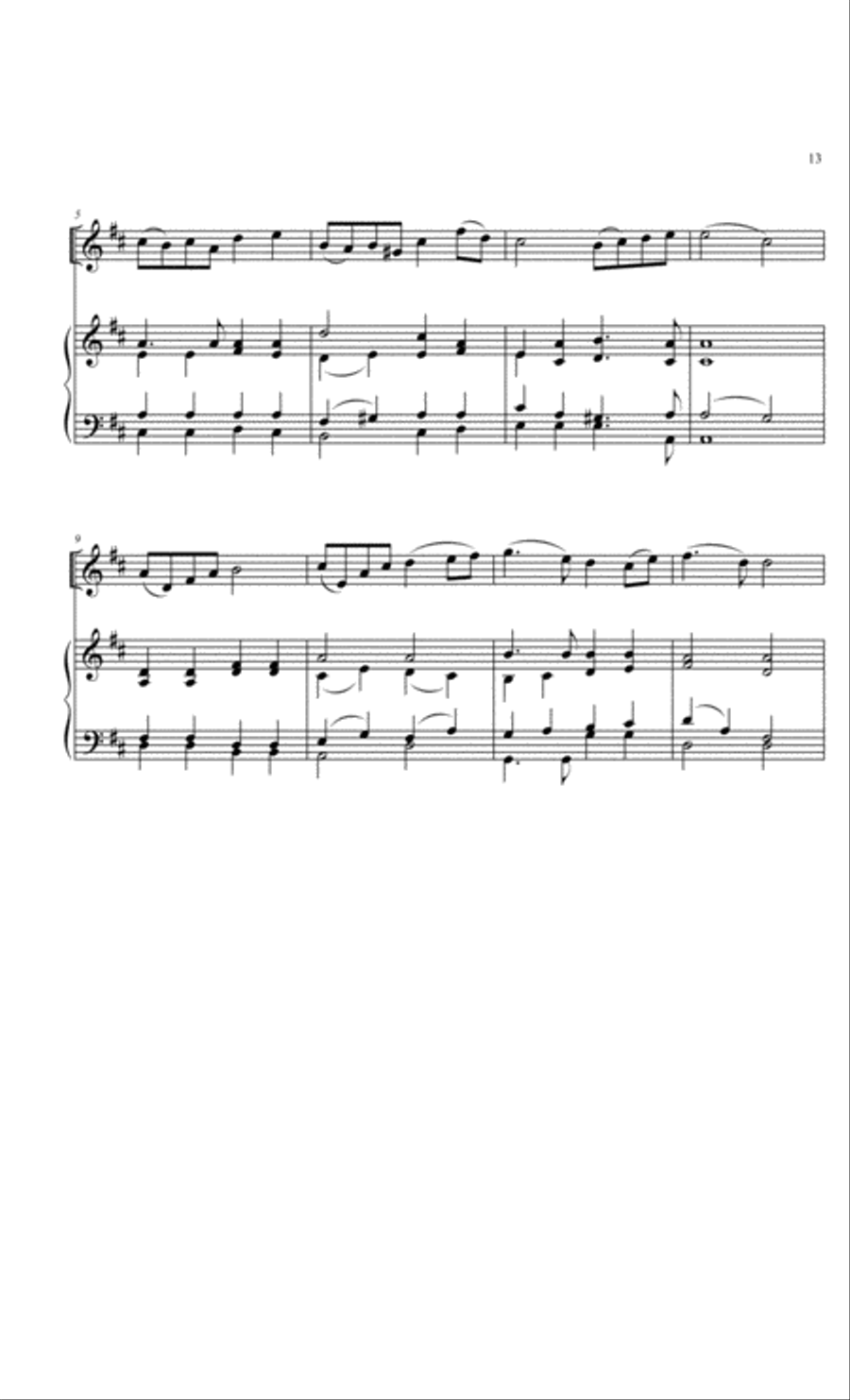 Hymn Introductions and Descants for Trumpet and Organ, Set 4: General Trumpet scores gallery preview page 8