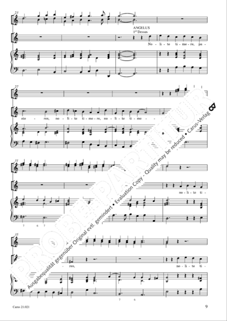 Canticum in nativitatem Domini Choir scores gallery preview page 10