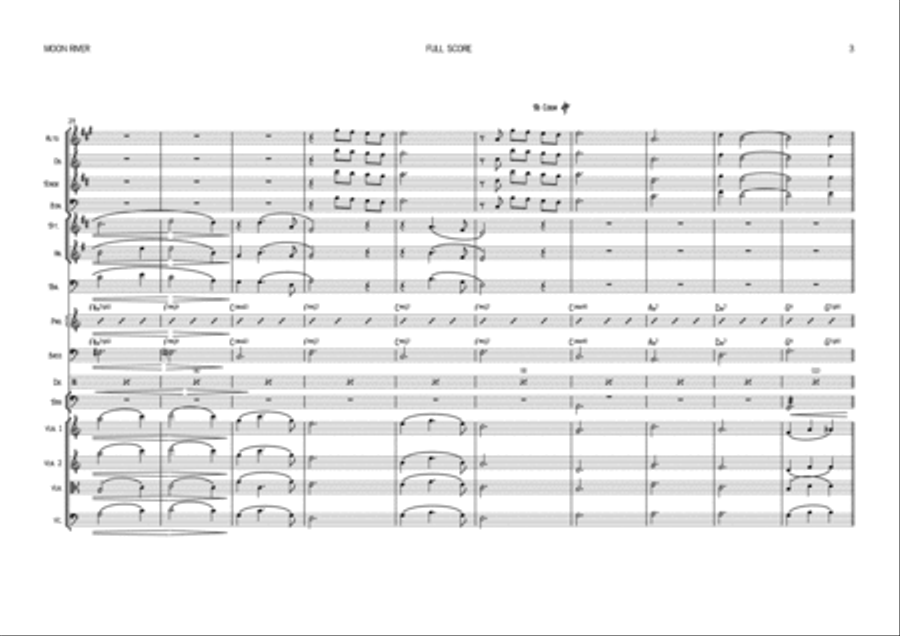 Moon River Moon River Chamber Orchestra scores gallery preview page 3