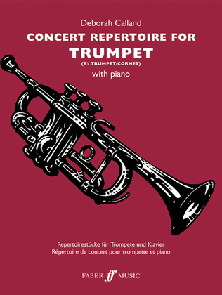 Book cover for Concert Repertoire for Trumpet