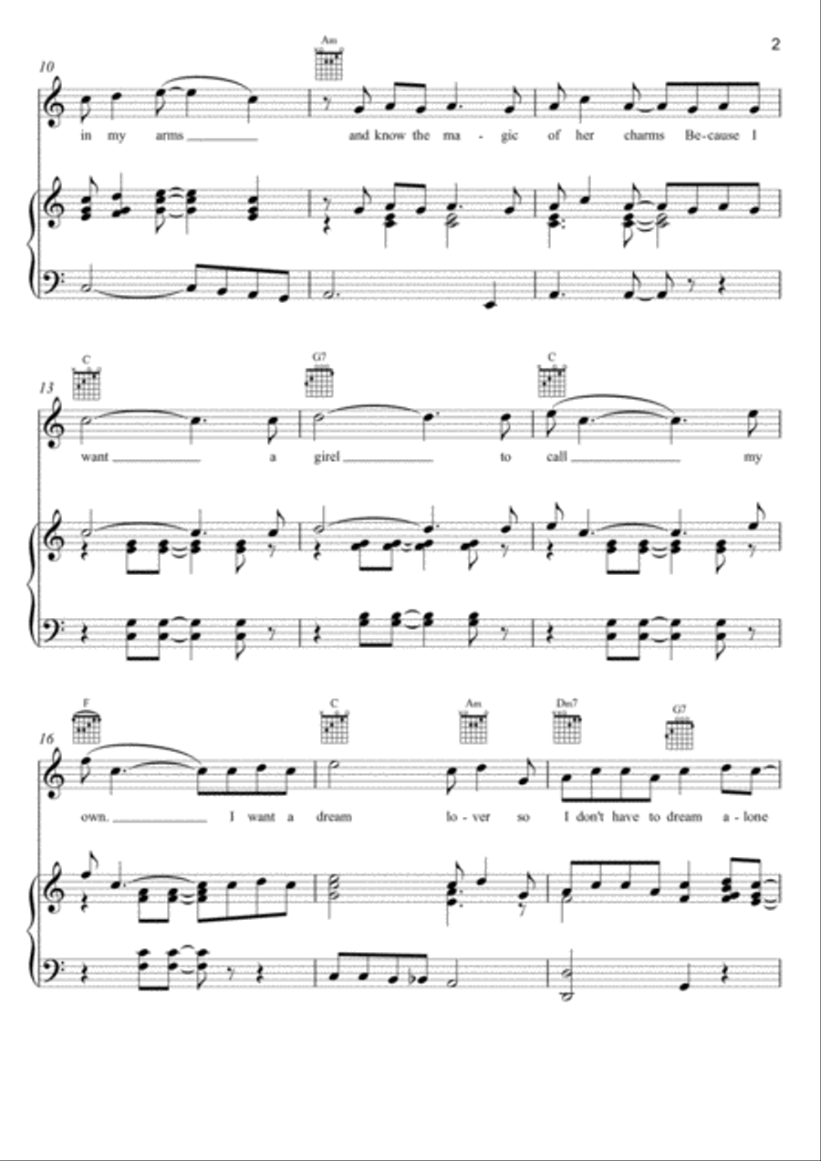 Dream Lover Voice scores gallery preview page 2
