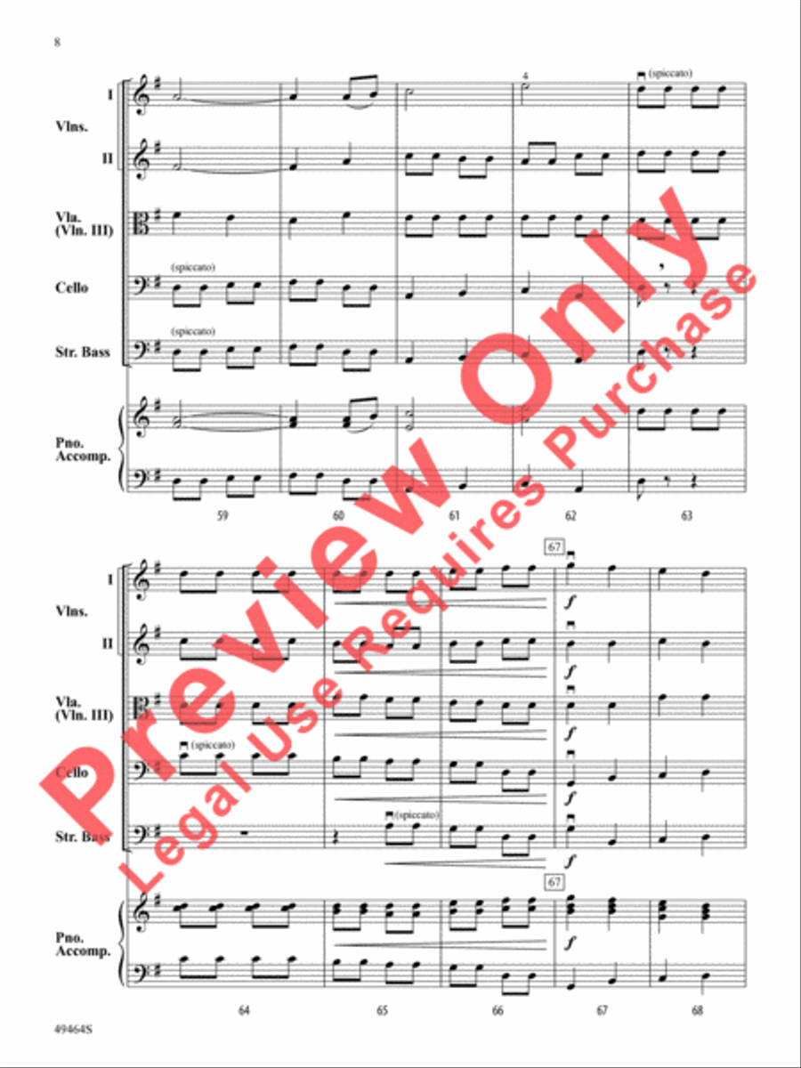 Spiccato Palooza! String Orchestra scores gallery preview page 9
