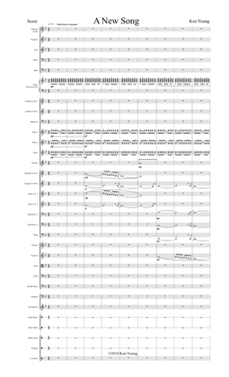A New Song by Ken Young (Psalm 96) for Orchestra and Choir