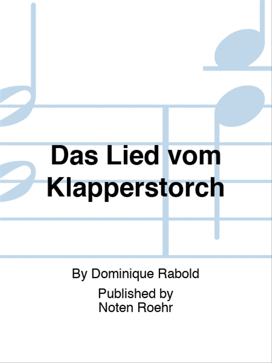 Das Lied vom Klapperstorch Score scores gallery preview page 1