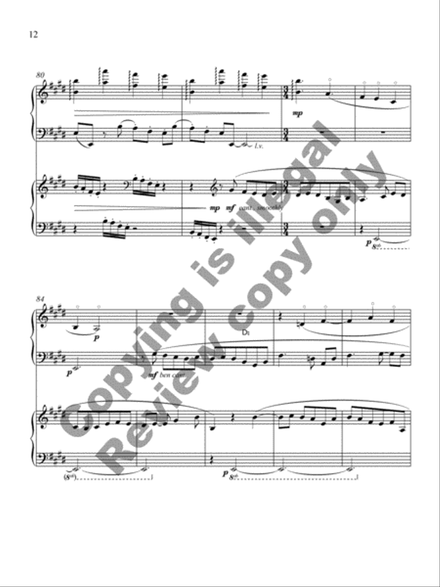 A Christmas Rhapsody A Christmas Rhapsody Harp scores gallery preview page 9