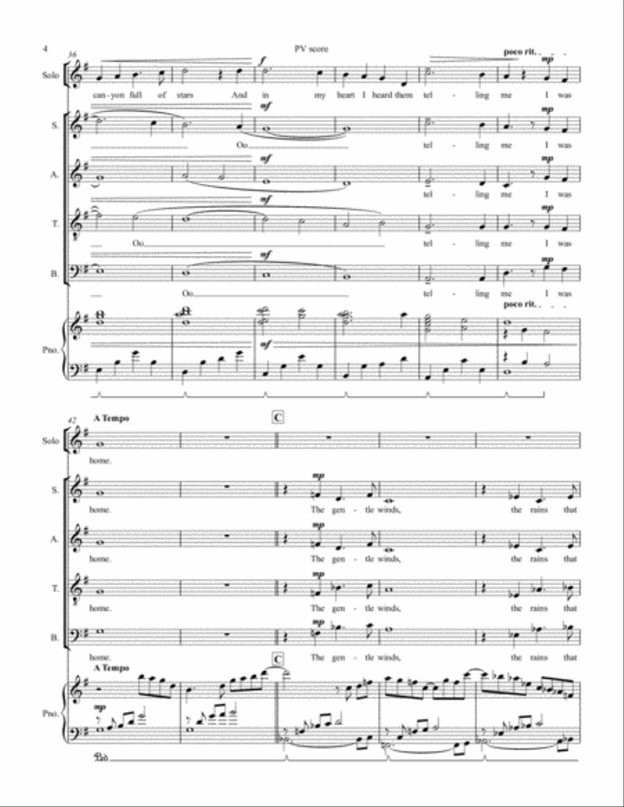 An American Hymn An American Hymn 4-Part scores gallery preview page 4