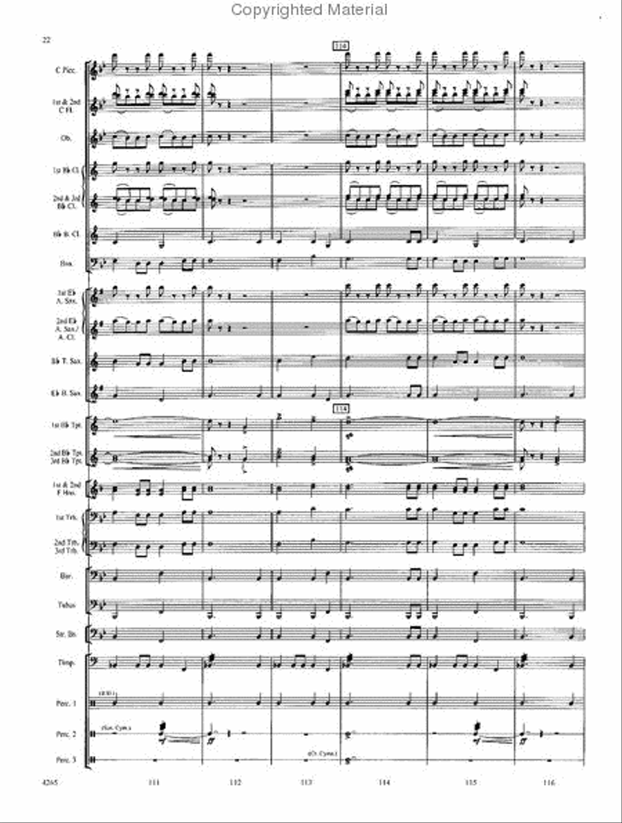River of Life River of Life Concert Band scores gallery preview page 21
