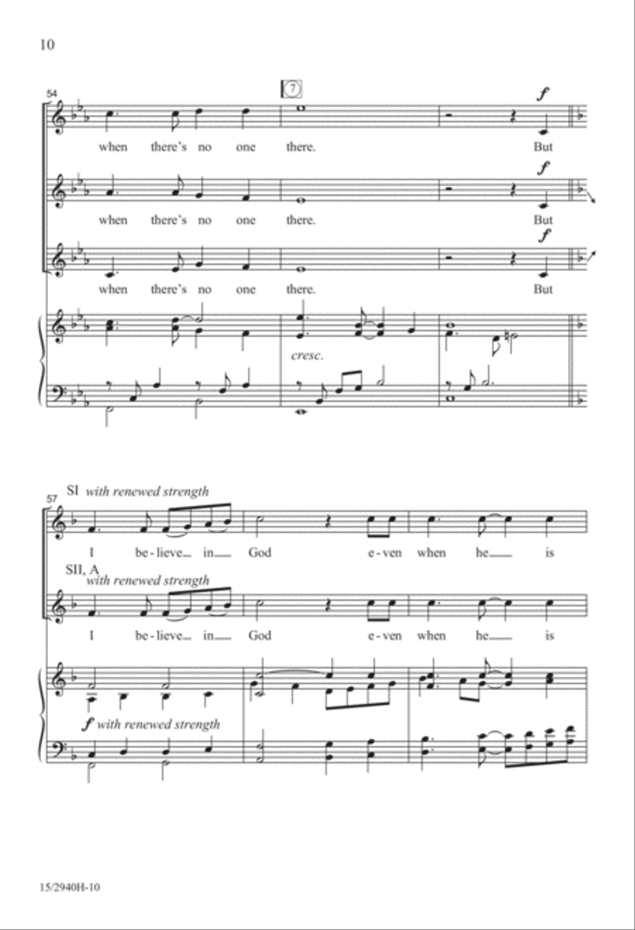 Inscription of Hope Inscription of Hope Women's Choir scores gallery preview page 10
