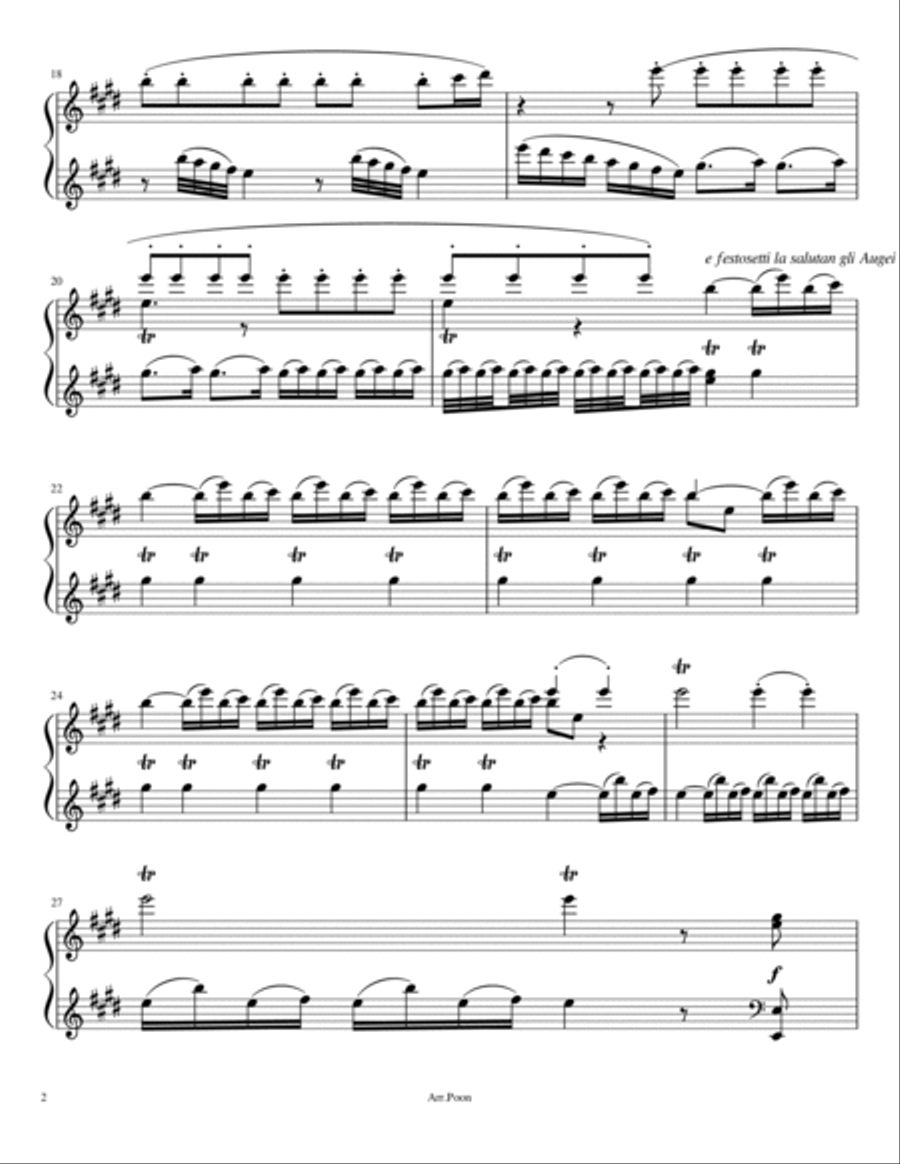 Vivaldi - The Four Seasons - Le Quattro Stagioni - For Piano Solo Complete Piano Solo scores gallery preview page 2