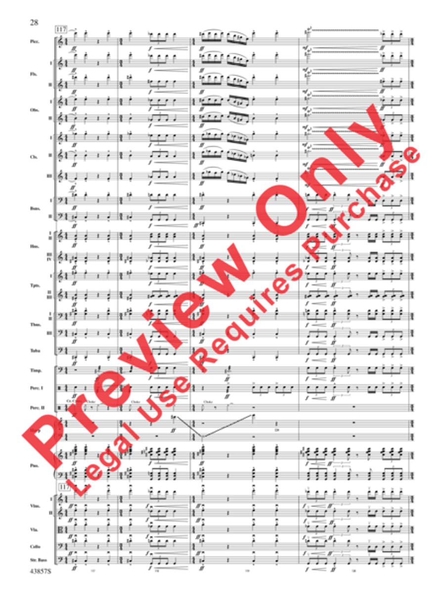 Unconquered Unconquered Full Orchestra scores gallery preview page 29