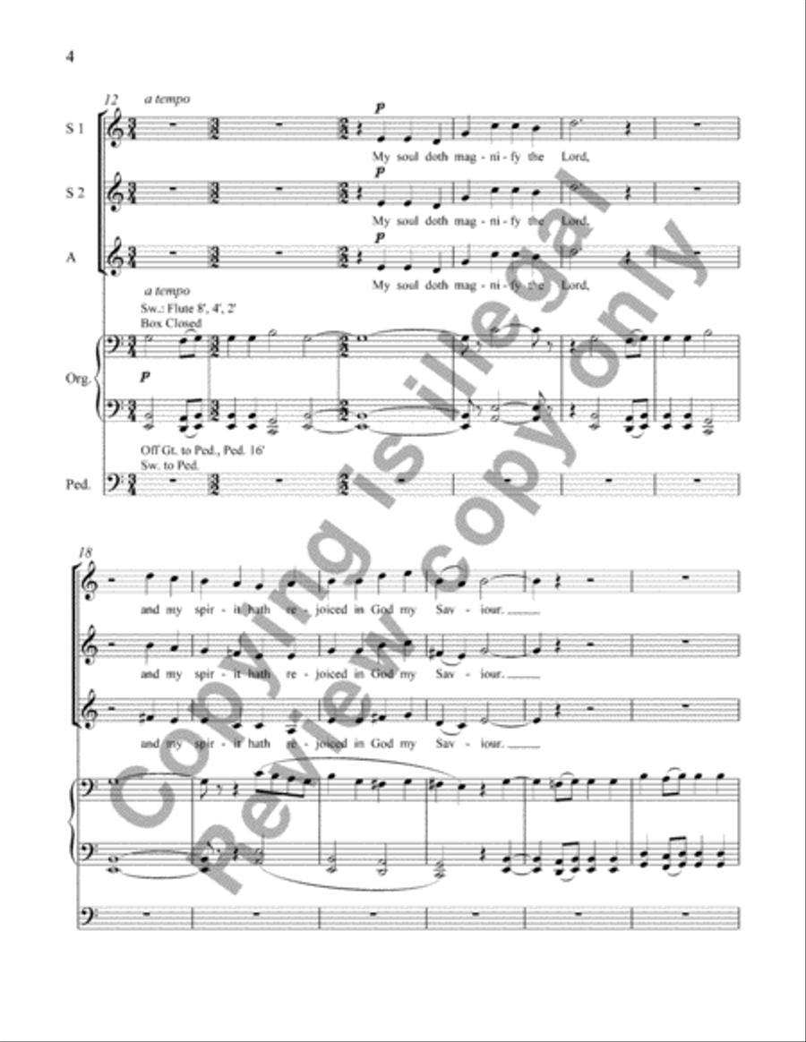 Hildegard Magnificat SSA scores gallery preview page 10