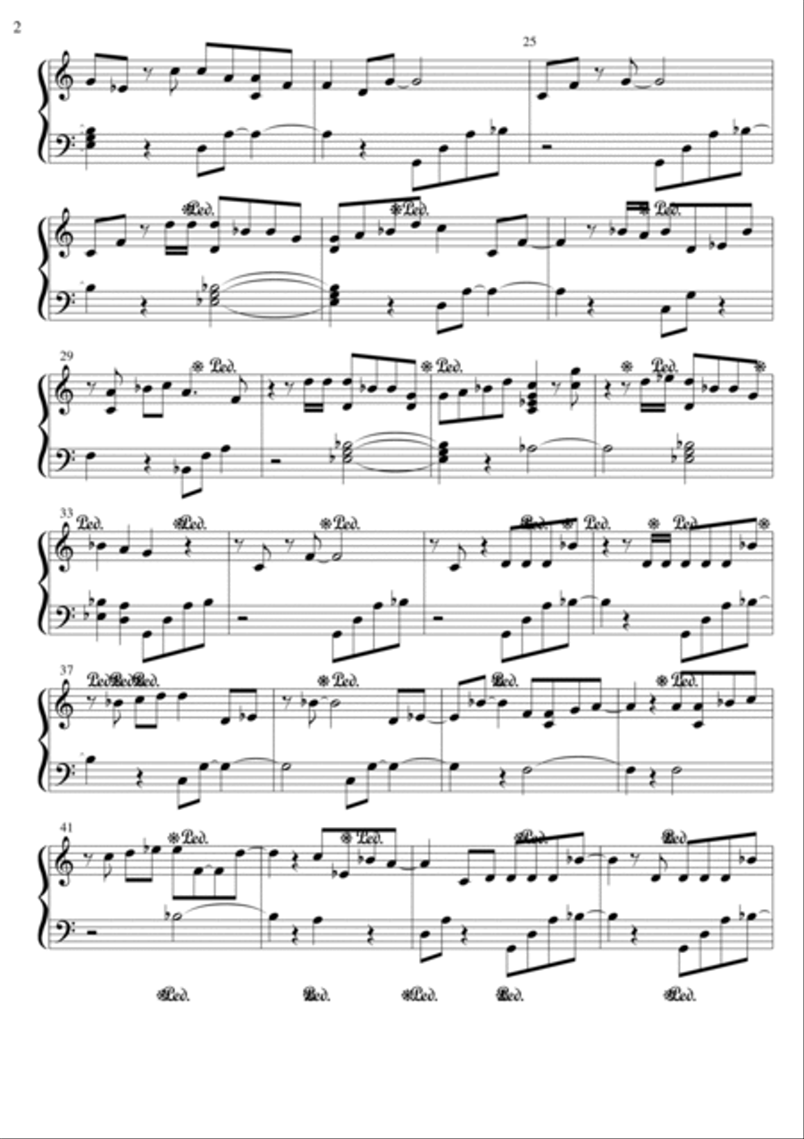 Dĩ Vãng Nhạt Nhoà Easy Piano scores gallery preview page 2