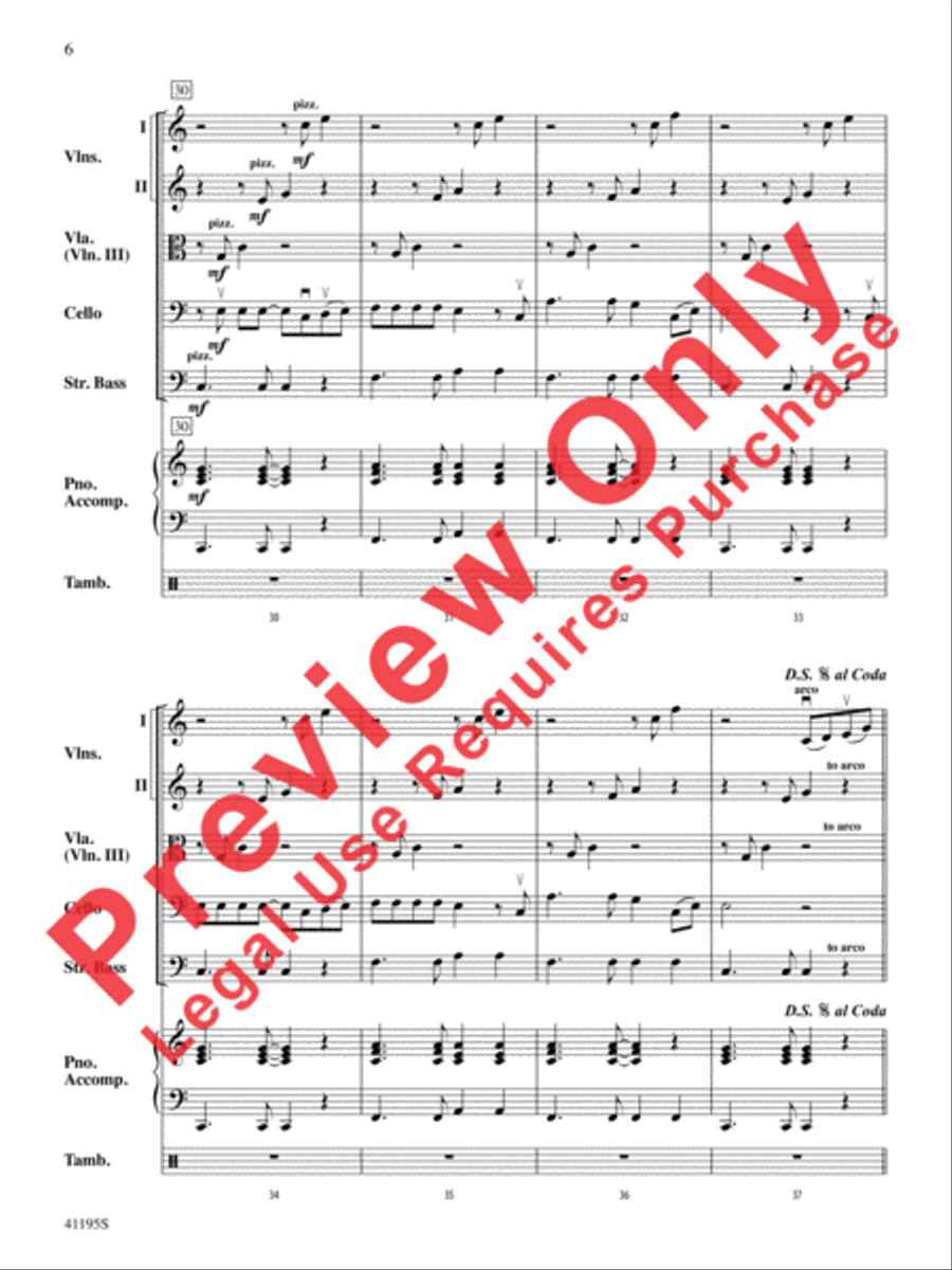 Just Give Me a Reason String Orchestra scores gallery preview page 7