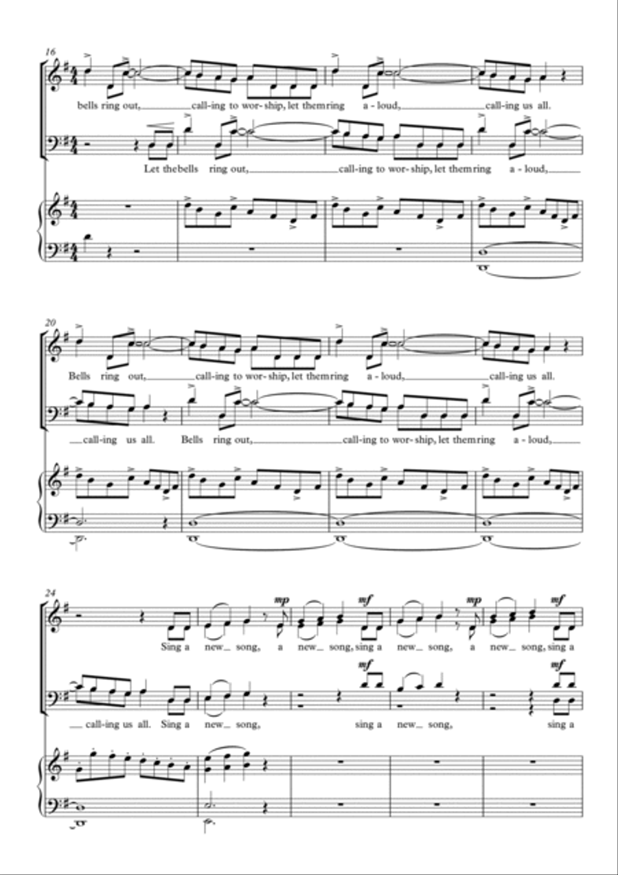 Let the Bells Ring Out! Anthem for dedication of bells by Simon Peberdy image number null