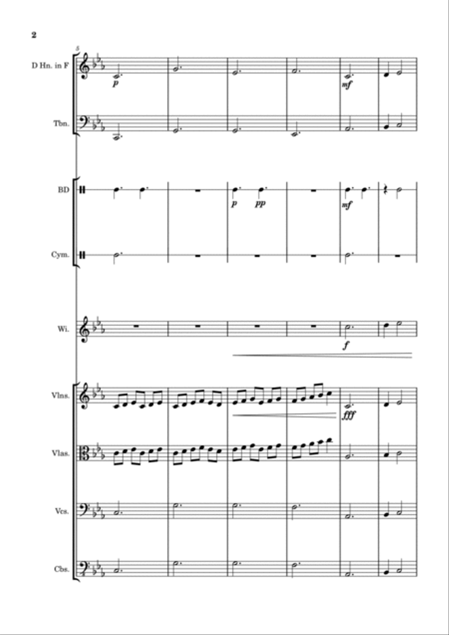 Terra X Theme Chamber Music scores gallery preview page 2