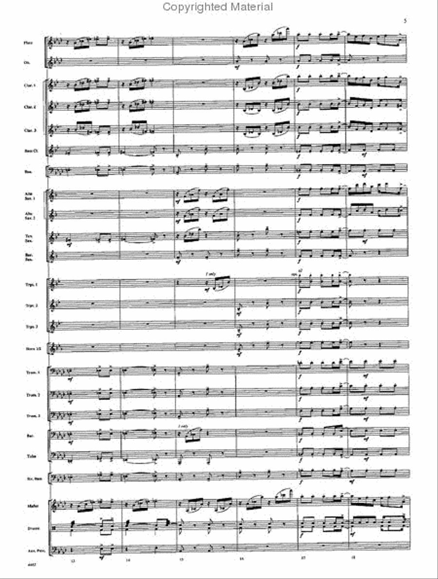 A Scott Joplin Retrospective Concert Band scores gallery preview page 4