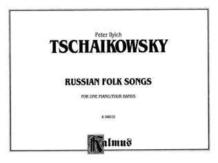 Book cover for Tchaikovsky: Russian Folksongs