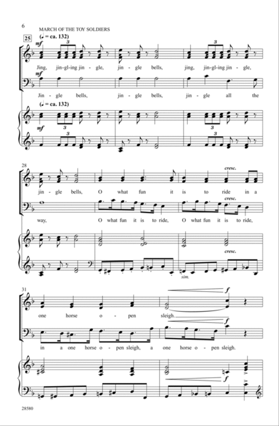 Nutcracker Jingles 3-Part scores gallery preview page 4