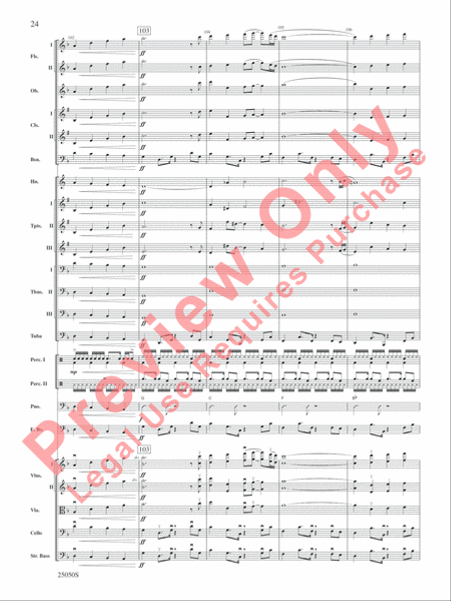 The Children of Sanchez The Children of Sanchez Full Orchestra scores gallery preview page 25