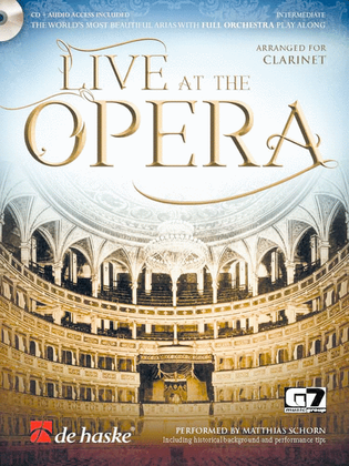 Book cover for Live at the Opera - Clarinet