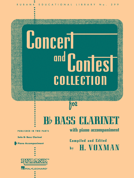 Concert and Contest Collections  - Bb Bass Clarinet (Piano Accompaniment part)