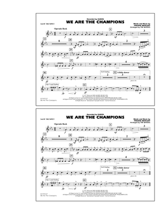 Book cover for We Are The Champions - 3rd Bb Trumpet