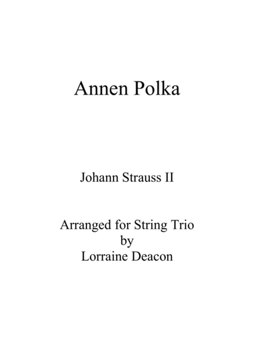 Annen Polka Johann Strauss String Trio Violin Viola Cello image number null
