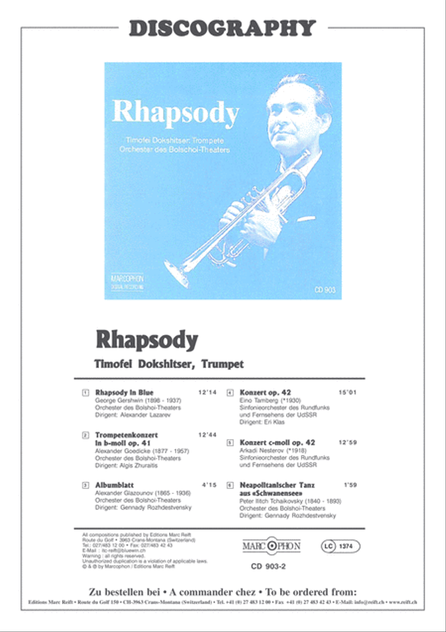 Rhapsody In Blue Orchestra scores gallery preview page 3