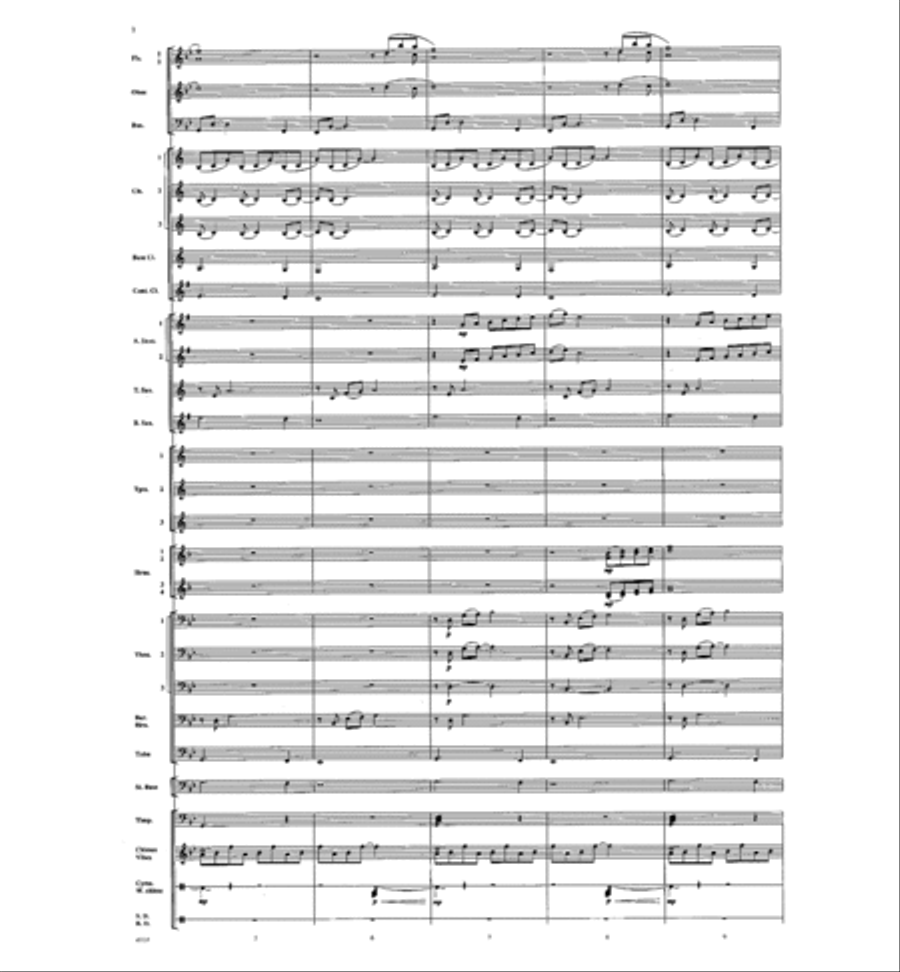 Pastorale Pastorale Concert Band scores gallery preview page 3