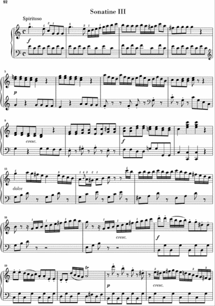 6 Sonatinas, Op. 36 6 Sonatinas, Op. 36 Piano Solo scores gallery preview page 4