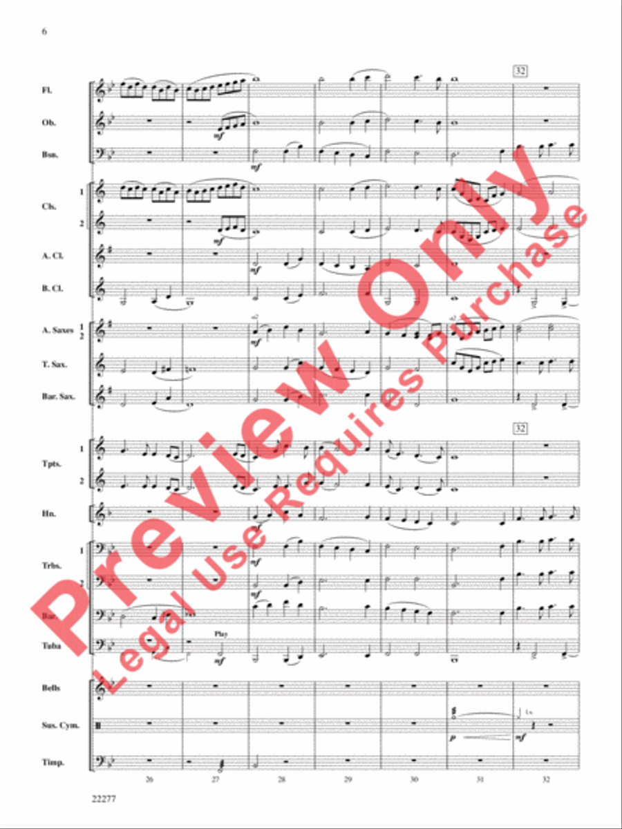 A Scottish Ballade Concert Band scores gallery preview page 7